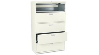 File Cabinets Lateral HON 42" W x 19-1/4" D Five-Drawer Lateral File