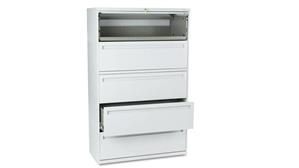 File Cabinets Lateral HON 42in W 5 Drawer Lateral File