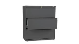 File Cabinets HON 42" W 3 Drawer Lateral File