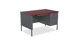 Executive Desks HON 48in W x 30in D x 29-1/2in H Right Pedestal Desk