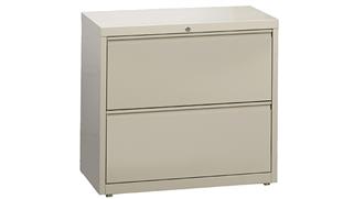 File Cabinets Lateral Hirsh Industries 36in W Two Drawer Lateral File