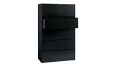 File Cabinets Lateral Hirsh Industries 42in W Five Drawer Lateral File
