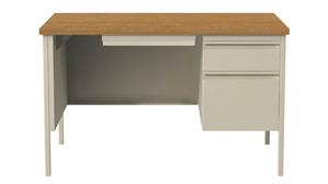 Steel & Metal Desks Hirsh Industries 30" x 48" Single Pedestal Desk