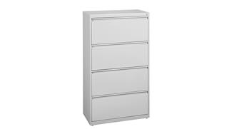 File Cabinets Lateral Hirsh Industries 30"W Four Drawer Lateral File