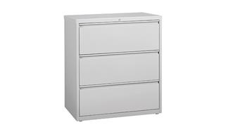 File Cabinets Lateral Hirsh Industries 36"W Three Drawer Lateral File