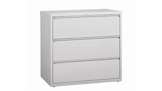 File Cabinets Lateral Hirsh Industries 42in W Three Drawer Lateral File