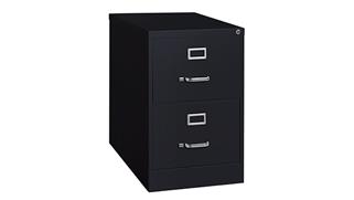File Cabinets Vertical Hirsh Industries Extra Deep 2 Drawer Legal Size Vertical File