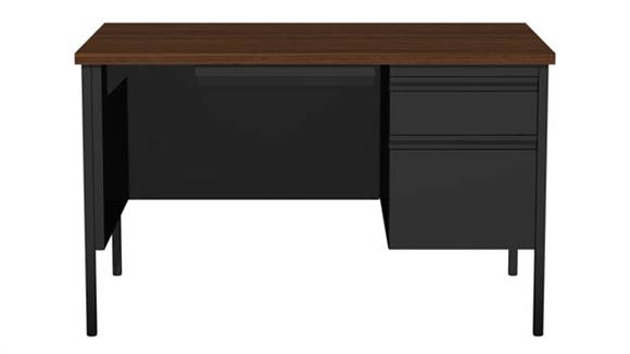 30in x 48in Single Pedestal Desk