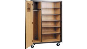 Storage Cabinets Ironwood 48" W x 22" D Teachers Mobile Storage Cabinet