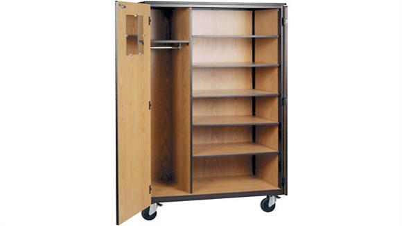 Storage Cabinets Ironwood 48" W x 22" D Teachers Mobile Storage Cabinet