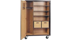 Storage Cabinets Ironwood 48" W x 25" D Teachers Mobile Storage Cabinet