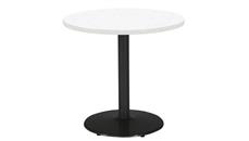 Cafeteria Tables KFI Seating 36in H x 30in Diameter Round Breakroom Table, Round Base