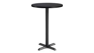 Pub & Bistro Tables KFI Seating 30in Round, Bar Height, Pedestal Table