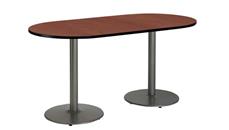Conference Tables KFI Seating 6ft x 36in RaceTrack Pedestal Table