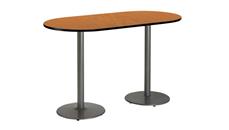 Conference Tables KFI Seating 36" x 72" RaceTrack Pedestal Table