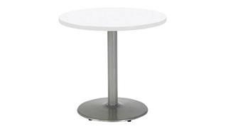Cafeteria Tables KFI Seating 36in H x 36in Diameter Round Breakroom Table, Round Base