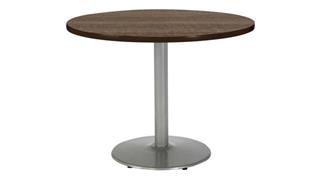 Cafeteria Tables KFI Seating 36in H x 48in Diameter Round Breakroom Table, Round Base