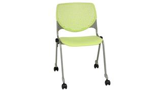 Stacking Chairs KFI Seating Poly Stack Chair with Perforated Back