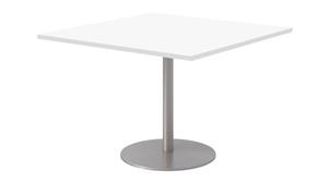 Cafeteria Tables KFI Seating 42in Square Pedestal Table