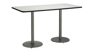 Conference Tables KFI Seating 30" x 72" Pedestal Table