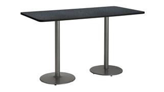 Conference Tables KFI Seating 8ft x 42in W x 42in H Double Pedestal Table