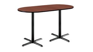 Conference Tables KFI Seating 30"x 72" RaceTrack Pedestal Table