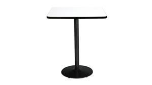 Cafeteria Tables KFI Seating 42in H x 30in Square Table, Bistro Height