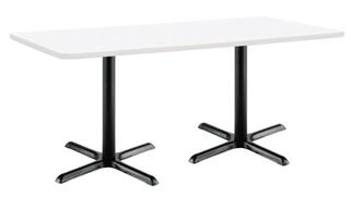 Conference Tables KFI Seating 36" H x 36" W x 72" D Conference Table, X-Base
