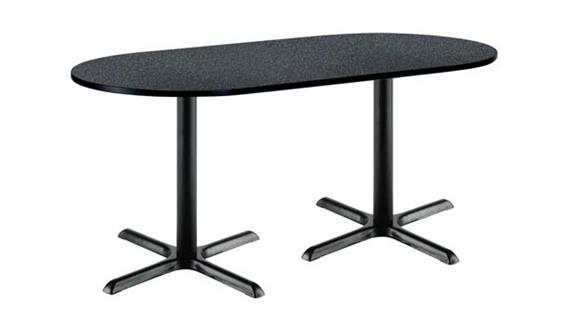 Conference Tables KFI Seating 36" x 72" RaceTrack Pedestal Table