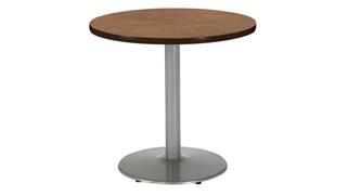 Cafeteria Tables KFI Seating 36in H x 36in Diameter Round Breakroom Table, Round Base