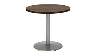 Cafeteria Tables KFI Seating 36" H x 36" Diameter Round Breakroom Table, Round Base