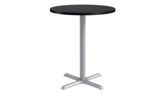 Pub & Bistro Tables KFI Seating 36in Round, Bar Height, Pedestal Table