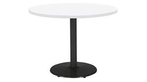 Cafeteria Tables KFI Seating 36" H x 42" Diameter Breakroom Table, Round Base
