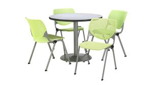 Cafeteria Tables KFI Seating Cafeteria Table with 4 Chairs