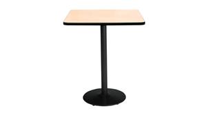 Cafeteria Tables KFI Seating 42in H x 42in Square Table, Bistro Height