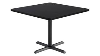 Pub & Bistro Tables KFI Seating 42in Square Pedestal Table