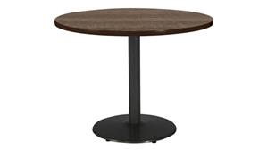 Cafeteria Tables KFI Seating 36"H x 48" Diameter Round Breakroom Table, Round Base