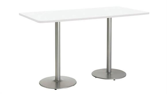 36in H x 30in W x 6ft D Breakroom Table, Round Base