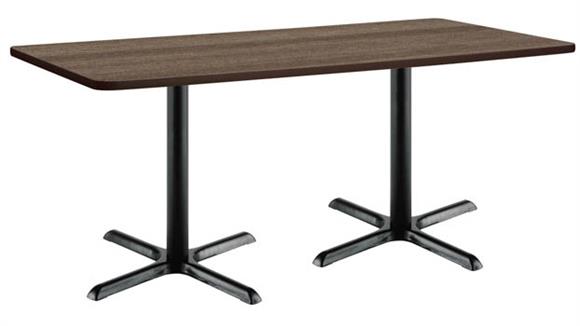 6ft W x 36in D x 36in H Conference Table, X-Base