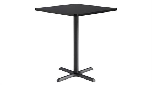 36in Square, Bar Height, Pedestal Table
