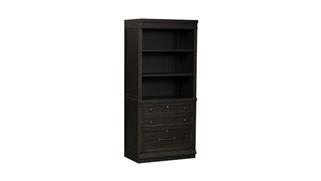 File Cabinets Lateral WFB Designs Lateral File Cabinet with Hutch