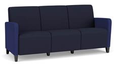 Reception Seating Lesro 3 Seat Sofa, Upholstered Seat, Back and Arms