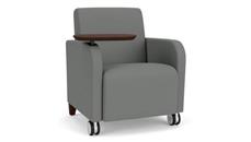 Side & Guest Chairs Lesro Guest Chair with Swivel Tablet and Casters