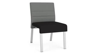 Side & Guest Chairs Lesro Armless Guest Chair, Upholstered Seat, Upholstered Back