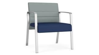 Side & Guest Chairs Lesro Oversize Guest Chair, Upholstered Seat, Upholstered Back