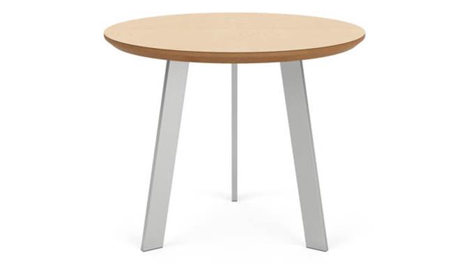 Silver Legs / Natural Maple Tabletop