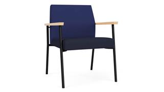 Big & Tall Lesro Oversize Guest Chair, Upholstered Seat, Upholstered Back