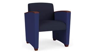 Side & Guest Chairs Lesro Guest Chair, Upholstered Seat, Back and Arms