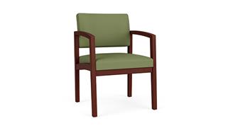 Side & Guest Chairs Lesro Lenox Wood Guest Chair - Standard Upholstery