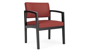 Reception Seating Lesro Lenox Wood Oversized Guest Chair - Standard Upholstery